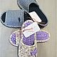 Slippers knitted 38-39p. Slippers. irina-sag. Online shopping on My Livemaster.  Фото №2