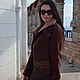 Валяная куртка "Cinnamon". Куртки. KiEra. Ярмарка Мастеров.  Фото №5