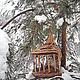 "Зима" Кормушка для белочек и птичек плетеная. Кормушки для птиц. palkignu плетеная мебель. Ярмарка Мастеров.  Фото №4