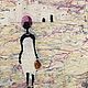 Paper paintings from the series 'Africa', Pictures, Moscow,  Фото №1