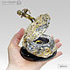 Boxes for rings: Bronze cupid on an agate geode for a ring, Caskets for rings, Moscow,  Фото №1