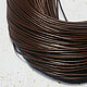 Leather cord 2 mm Brown 50 cm genuine leather. Cords. agraf. My Livemaster. Фото №5