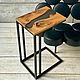 Side table made of slabs 'Lecto MID'. Tables. uloft. Online shopping on My Livemaster.  Фото №2
