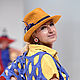 Fedora hat in the color of the sun. Hats1. STUDIO-FELT Katerina Alekseeva. Online shopping on My Livemaster.  Фото №2