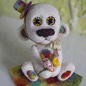 Куклы и игрушки handmade. Livemaster - original item Felted movable dog-romantic Paul. Handmade.