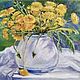  Oil painting. Dandelions, Pictures, Moscow,  Фото №1