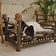 Cot-lounger for cats and dogs 'Lesnaya'. Lodge. Masterskaya Leshego. Online shopping on My Livemaster.  Фото №2