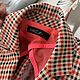 Заказать Винтаж: Премиум. Marc Cain. Преппи жакет из джерси red checks 42/44. Vintage-bazaar. Ярмарка Мастеров. . Пиджаки винтажные Фото №3