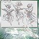 Angels. Design in machine embroidery, Embroidery tools, Solikamsk,  Фото №1