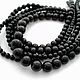 Black agate beads 4mm, 6mm, 8mm, thread. Beads1. Businka (businkamag). Online shopping on My Livemaster.  Фото №2