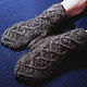 Men's knitted mittens Lacing, Mittens, Klin,  Фото №1