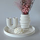 Scandi vase made of high-strength sculptural plaster. Vases. Solanda. My Livemaster. Фото №5