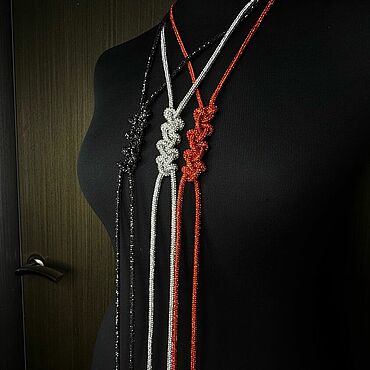 Аксессуары ручной работы. Ярмарка Мастеров - ручная работа Галстук-шнурок. Handmade.