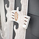 Заказать Полка для 5 мечей белая эмаль с бронзовой патиной. CNC-Wood. Ярмарка Мастеров. . Подставки Фото №3