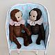 Sewing kit Teddy monkey + monkey pattern. Materials for dolls and toys. Lena Novikova. My Livemaster. Фото №4