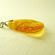 Baltic amber 'Pear' pendant K-824. Pendant. Amber shop (vazeikin). My Livemaster. Фото №4
