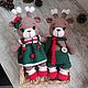 Вязаная игрушка крючком олень - девочка. Амигуруми куклы и игрушки. Ажурная мастерская Светланы Д (svetlanadan2014). Интернет-магазин Ярмарка Мастеров.  Фото №2