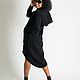 Платье-толстовка с капюшоном- DR0880W3. Туники. EUG FASHION. Ярмарка Мастеров.  Фото №4
