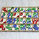 Russian four-color movable Montessori Alphabet. Play sets. flowerswood. Online shopping on My Livemaster.  Фото №2