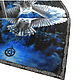 Table cloth for divination 50h50 cm. ' OWL', Ritual tablecloth, Noginsk,  Фото №1