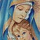 Kit embroidery with beads 'the virgin and child'. Embroidery kits. Beaded embroidery from Laura. Online shopping on My Livemaster.  Фото №2