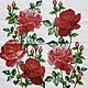 Napkins for decoupage shrub roses print, Napkins for decoupage, Moscow,  Фото №1