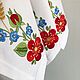 Tea towel with embroidery ' Blooming fields'. Towels. Shpulkin dom. Online shopping on My Livemaster.  Фото №2