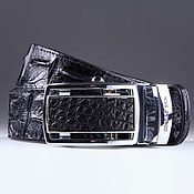 Аксессуары handmade. Livemaster - original item Genuine Crocodile Leather Belt IMA3051B. Handmade.