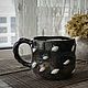 Заказать Tazas y tazas: Taza de miedo con muchos ojos. alisbelldoll (alisbell). Ярмарка Мастеров. . Mugs and cups Фото №3