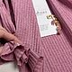 Трикотаж лапша Alta Moda с ниточкой люрекса. Цвет лилово-розовый. Ткани. Mariteks  Итальянские  ткани. Ярмарка Мастеров.  Фото №7