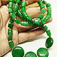 Beads 66 cm Juicy greens (tinted quartz). Beads2. Selberiya shop. My Livemaster. Фото №4