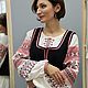 Костюм тройка. Народные костюмы. Дарья Белогорова. Интернет-магазин Ярмарка Мастеров.  Фото №2
