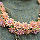 Necklace of flowers 'Honey chrysanthemum'. Necklace. Juturna. My Livemaster. Фото №6