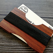 Сумки и аксессуары handmade. Livemaster - original item Business card holder made of wood.. Handmade.