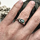 Men's ring with VS Emerald 1,69 ct, handmade silver ring. Rings. Bauroom - vedic jewelry & gemstones (bauroom). My Livemaster. Фото №6