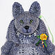 Knitted Kitten, stuffed toy. Stuffed Toys. AnnieIKnitToys. My Livemaster. Фото №6