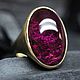 BlackBerry ring with tourmaline Malhan, Rings, Moscow,  Фото №1