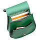 Herald leather backpack (green). Backpacks. Russian leather Guild. Online shopping on My Livemaster.  Фото №2