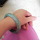 Bracelet made of jade 133 gr. Bead bracelet. Sapphire 2. Online shopping on My Livemaster.  Фото №2