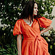 Льняное платье Чайка 2. Платья. Simply Wear by Di (Prokhorova Diana). Ярмарка Мастеров.  Фото №5