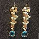 Серьги "Капелька росы". Серьги классические. Day&Night Jewelry (Марьяна). Ярмарка Мастеров.  Фото №6