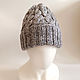 МК Вязаная женская шапка со съемным помпоном. Схемы вязания. ArtKnitDesign Свитера Уизли. Ярмарка Мастеров.  Фото №4