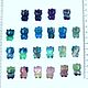 Rainbow Fluorite (Hello Kitty) Shangzhao, Jiangxi Province (China). Cabochons. Stones of the World. My Livemaster. Фото №5