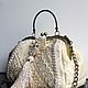 Handbag 'Creme Glacee', Vintage style. Classic Bag. Olga'SLuxuryCreation. Online shopping on My Livemaster.  Фото №2