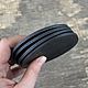 Harley Davidson Костеры из толстой кожи черные круглые. Подставки для бутылок и бокалов. Iron Arm Leatherworks (Екатерина). Интернет-магазин Ярмарка Мастеров.  Фото №2