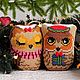 Set of Christmas toys 'Owlets'. Christmas decorations. Charming gifts house. Online shopping on My Livemaster.  Фото №2
