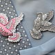 Order Brooch 'Dove', 2 colors. inspiration. Livemaster. . Brooches Фото №3