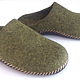 Mens felted Slippers from natural wool. Slippers. Saenko Natalya. My Livemaster. Фото №5