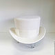 Low cylinder 11 cm. Color milk. Sombreros de la boda. Exclusive HATS. LANA ANISIMOVA.. Online shopping on My Livemaster.  Фото №2