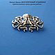 Значок брошь БЕЗУПРЕЧНЫЙ ОСЬМИНОГ octopus pin brooch WildlifeCollectio. Значок. WiLiJe: WildLife Jewelery. Ярмарка Мастеров.  Фото №4